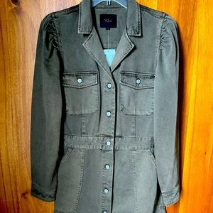 Rails Lisette Army Green Lisette Denim Dress Small NWT New